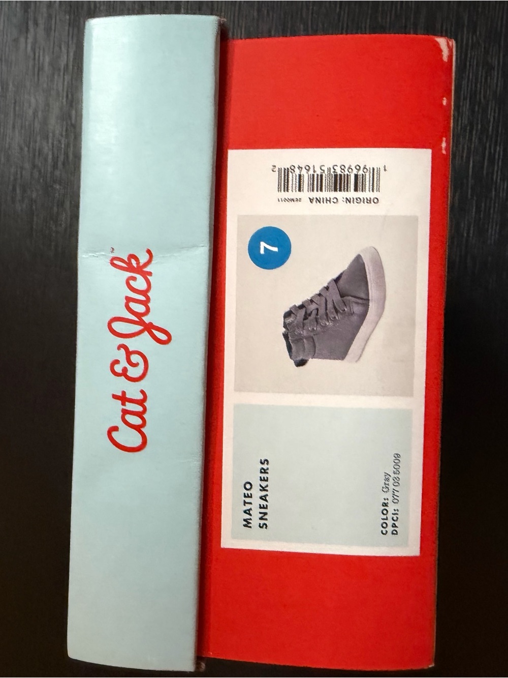 Cat & Jack Gray High-Top Kids Sneakers - Picture 4 of 4